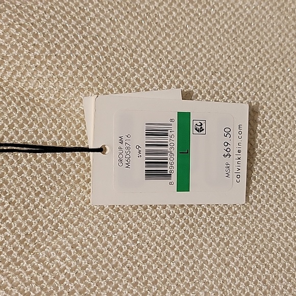 ❤️ NWT! CALVIN KLEIN SLEEVELESS SPARKLY SWEATER TOP W/  TANK TOP UNDERLAY - Picture 7 of 12